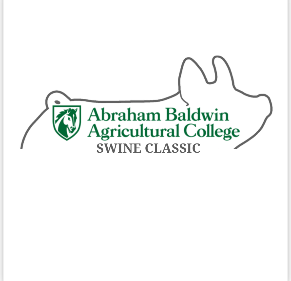 Image for 2025 ABAC Swine Classic
