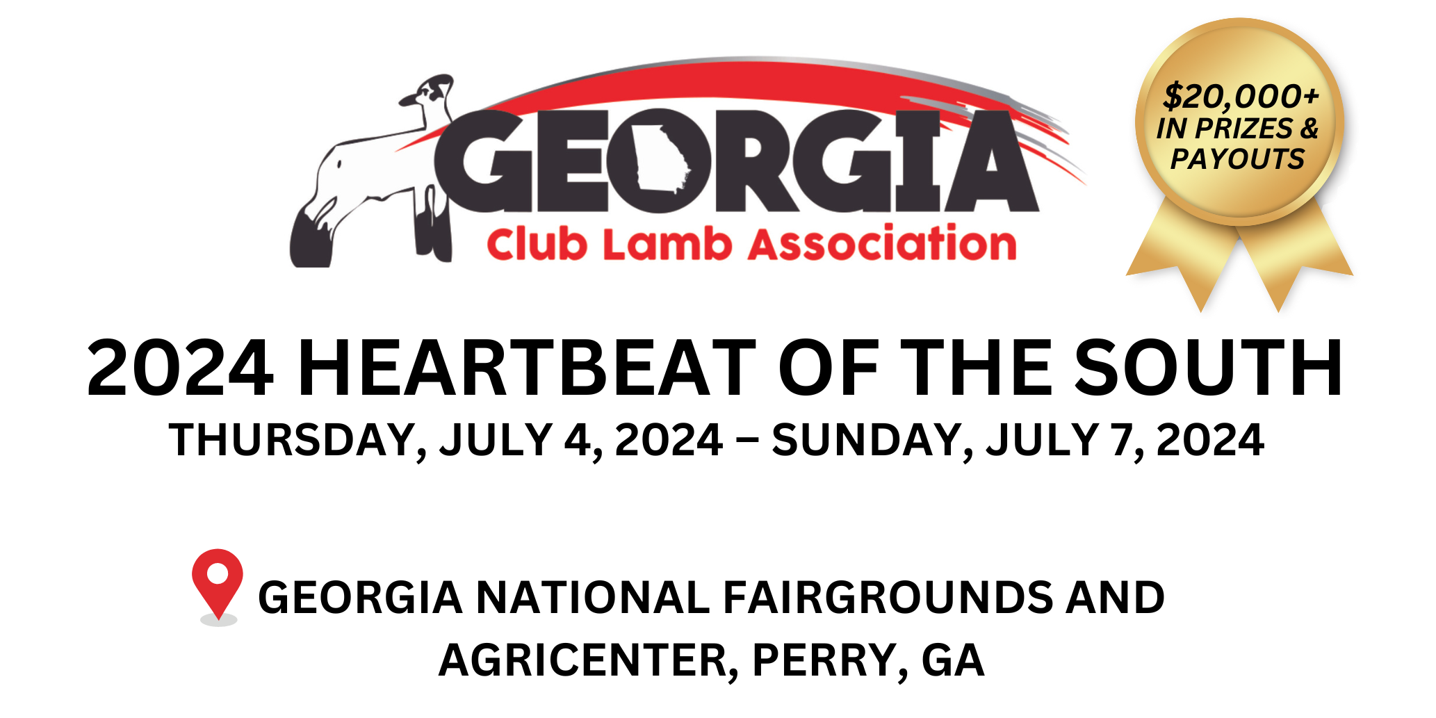 Image for Georgia Club Lamb Association 2024 Heartbeat of the South